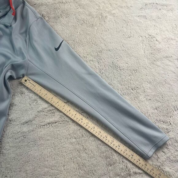 Nike Golf 1/4 Zip Shirt Mens Size Large Long Sleeve Dri Fit NHL Calgary Flames H - Picture 10 of 12